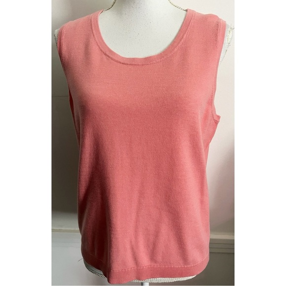 Talbots • Coral Peach Shell Tank Top - Picture 1 of 4